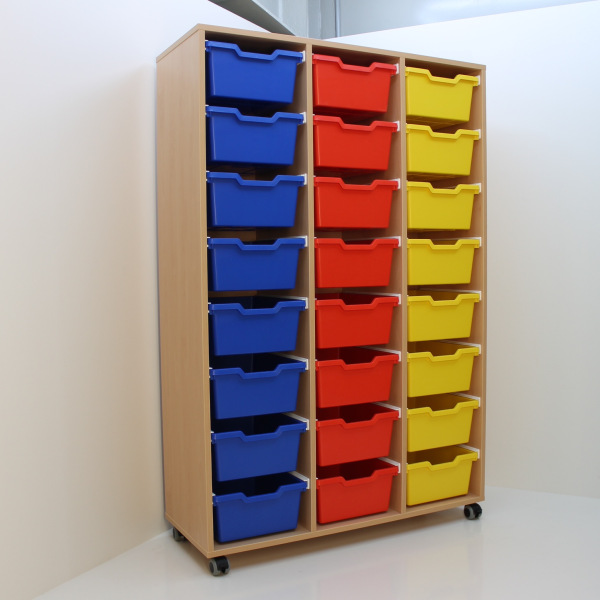 Jobaec - Halbschrank,Rollen,Korpusschränke,Schrank mit Rollen